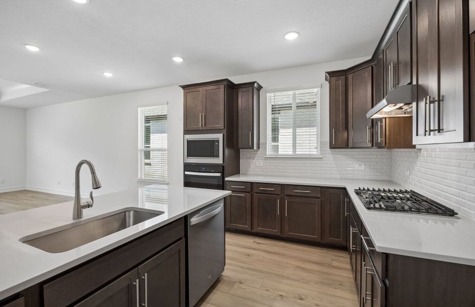 Furnished interior view inside a new home in Rosemary Fields, Godley (Image 9).