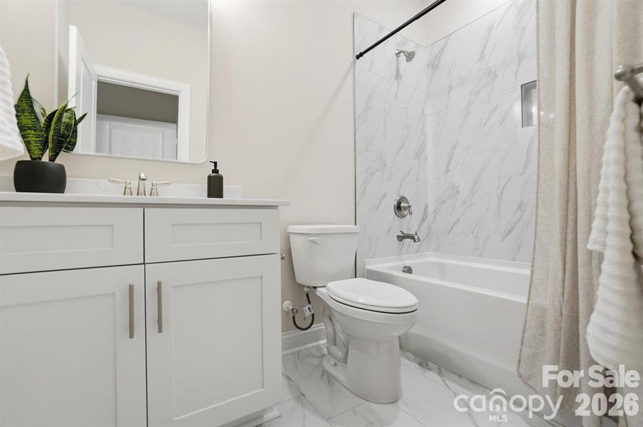 Furnished interior view inside a new home in , Charlotte (Image 13). Furnished interior view inside a new home in , Charlotte (Image 13).