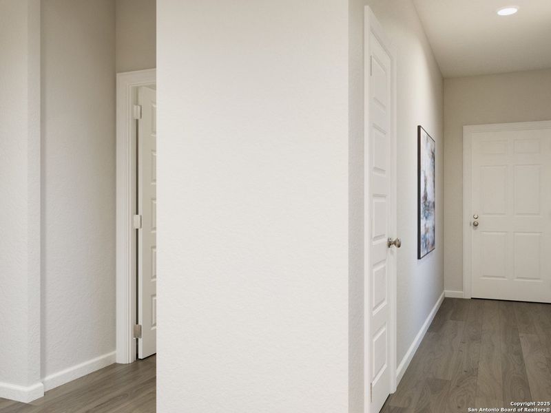 Furnished interior view inside a new home in Katzer Ranch, Converse (Image 3).
