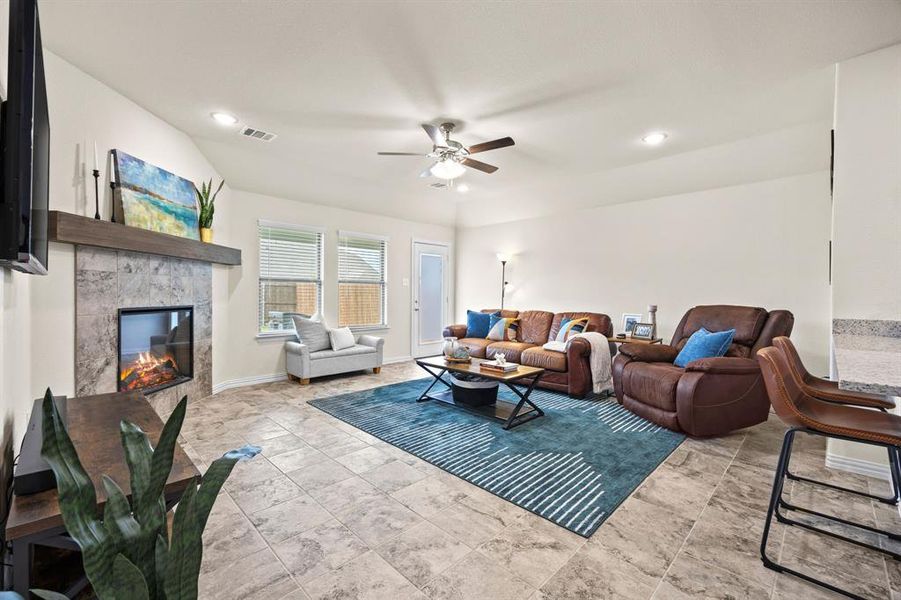 Furnished interior view inside a new home in Deberry Reserve, Royse City (Image 23). Furnished interior view inside a new home in Deberry Reserve, Royse City (Image 23).