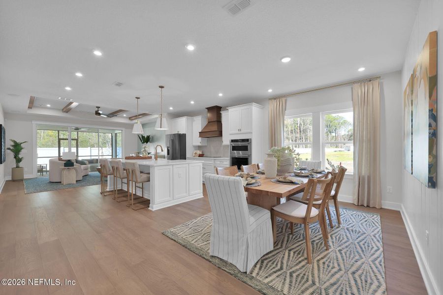 Furnished interior view inside a new home in Landing at Olde Florida, St. Augustine (Image 7).