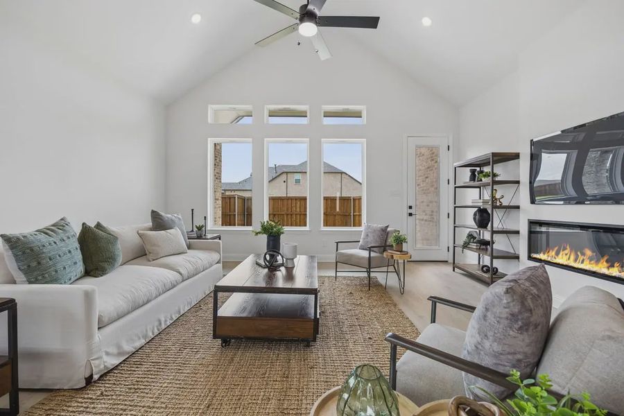 Furnished interior view inside a new home in Talia, Mesquite (Image 25).