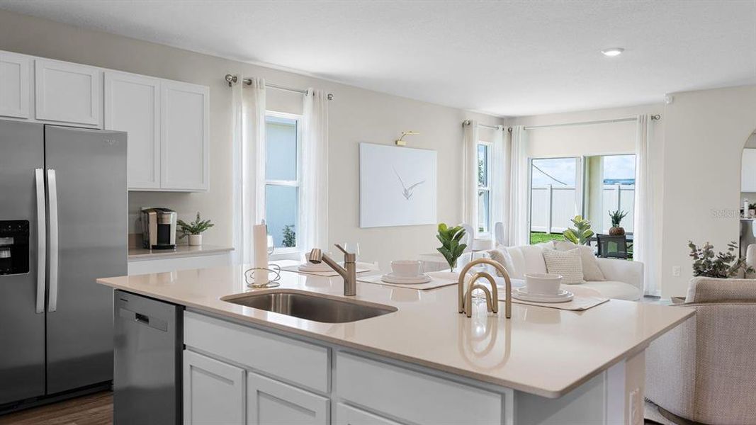 Furnished interior view inside a new home in Hamilton Bluff, Haines City (Image 25).