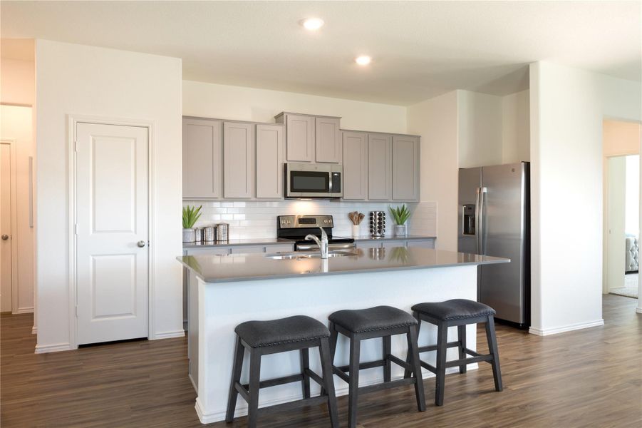 Furnished interior view inside a new home in Woodfield Preserve, Georgetown (Image 10).