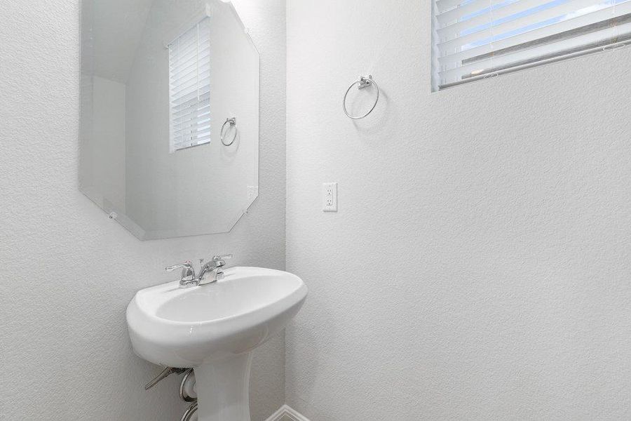 1st story powder room