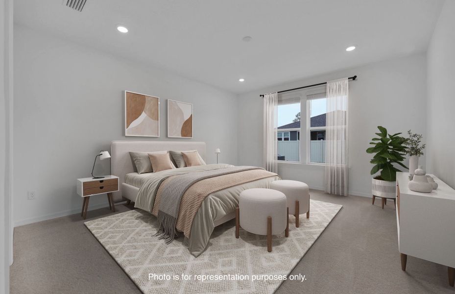 Furnished interior view inside a new home in Hyland Trail, Green Cove Springs (Image 10).