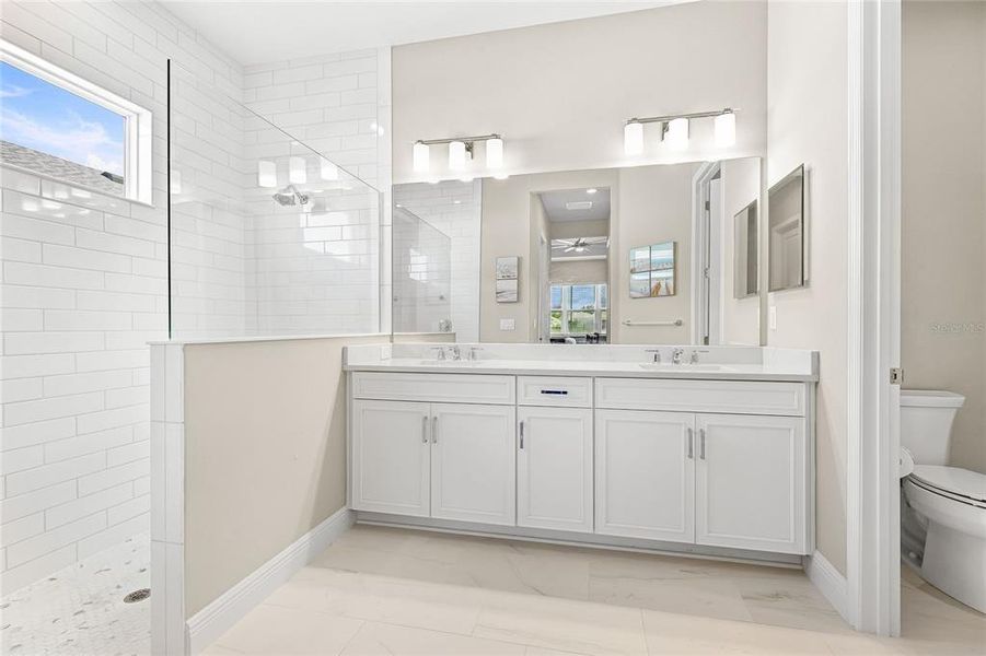Furnished interior view inside a new home in , Parrish (Image 16).