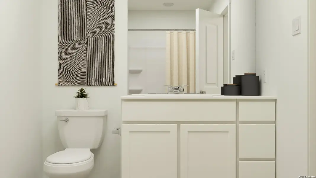 Furnished interior view inside a new home in Valle Sol, Von Ormy (Image 11).