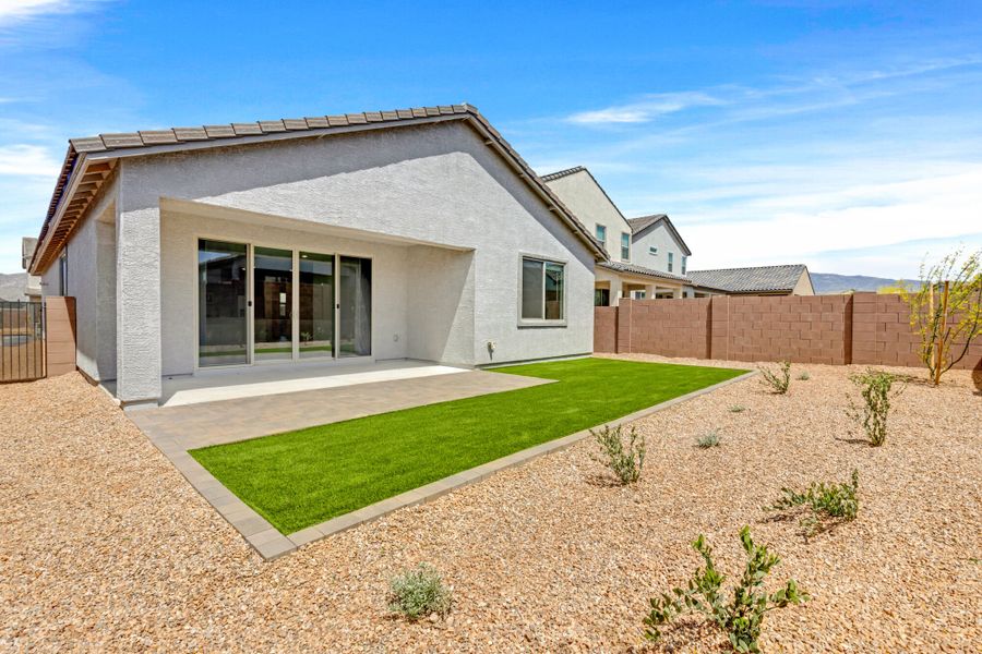 Exterior details and patio area of a home in Oasis At Rocking K, Vail (Image 3).