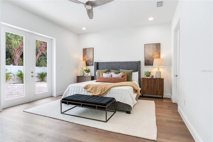 Furnished interior view inside a new home in , Gulfport (Image 6).
