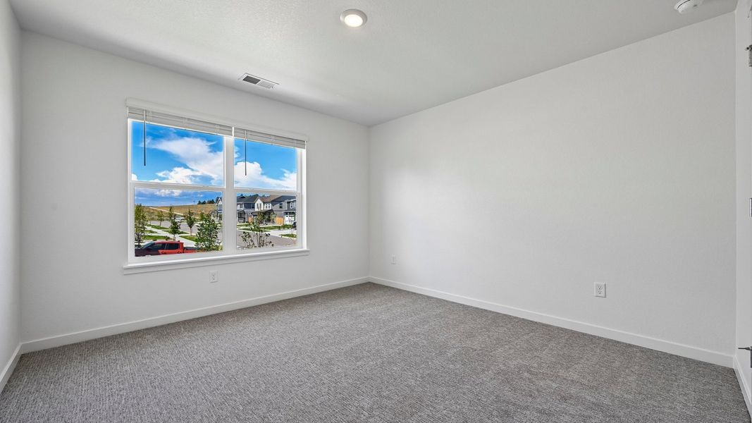 Spacious, unfurnished interior of a new home in Trails at Crowfoot, Parker (Image 18). Spacious, unfurnished interior of a new home in Trails at Crowfoot, Parker (Image 18).