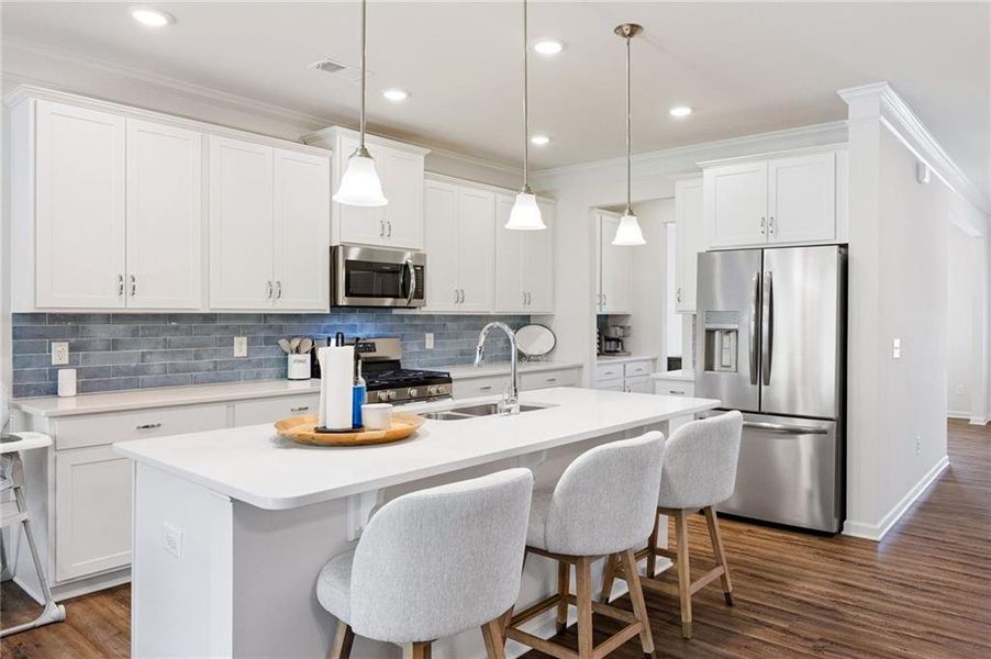 Furnished interior view inside a new home in , Dallas (Image 36).