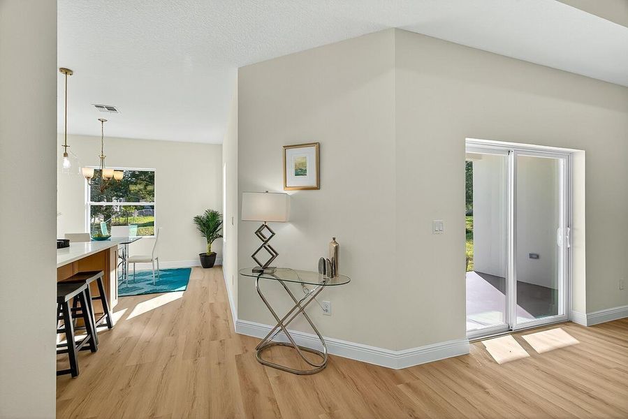 Furnished interior view inside a new home in , Vero Beach (Image 16). Furnished interior view inside a new home in , Vero Beach (Image 16).