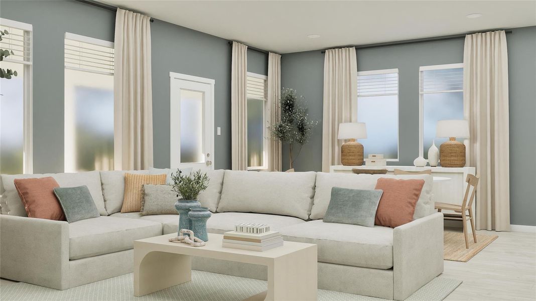 Furnished interior view inside a new home in Binford Creek, Waller (Image 8). Furnished interior view inside a new home in Binford Creek, Waller (Image 8).