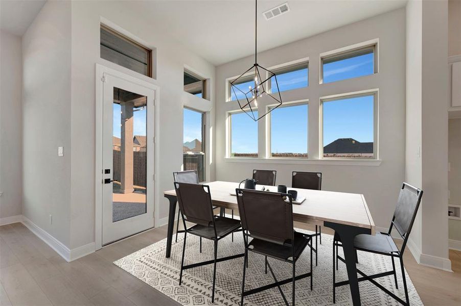 Furnished interior view inside a new home in Tavolo Park Cottages, Fort Worth (Image 13).