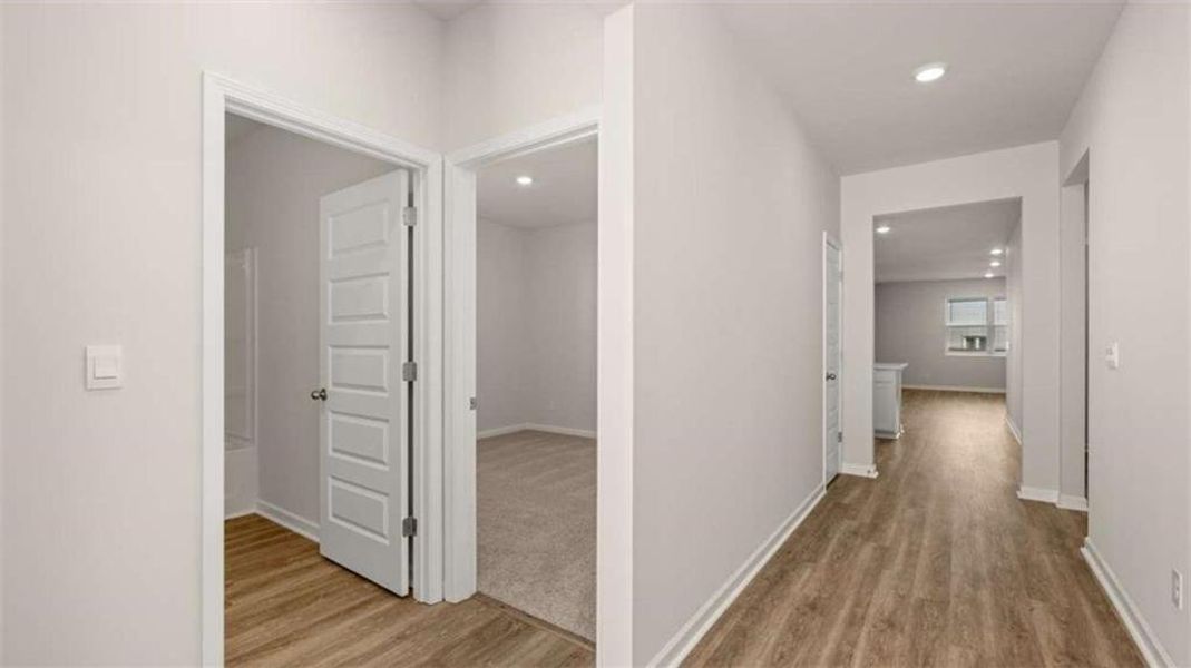 Spacious, unfurnished interior of a new home in Oakchase at Hampton, Hampton (Image 18). Spacious, unfurnished interior of a new home in Oakchase at Hampton, Hampton (Image 18).