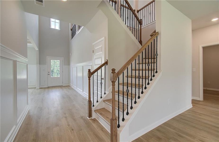 Spacious, unfurnished interior of a new home in Grandview at Millers Mill, Stockbridge (Image 23). Spacious, unfurnished interior of a new home in Grandview at Millers Mill, Stockbridge (Image 23).