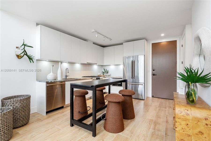 Furnished interior view inside a new home in , Miami (Image 14).
