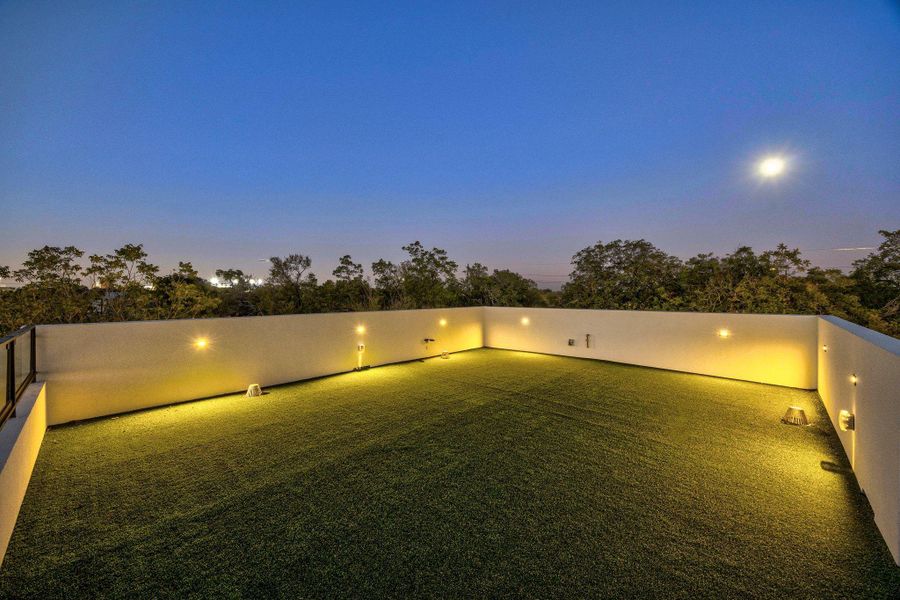 Exterior details and patio area of a home in , Austin (Image 31). Exterior details and patio area of a home in , Austin (Image 31).