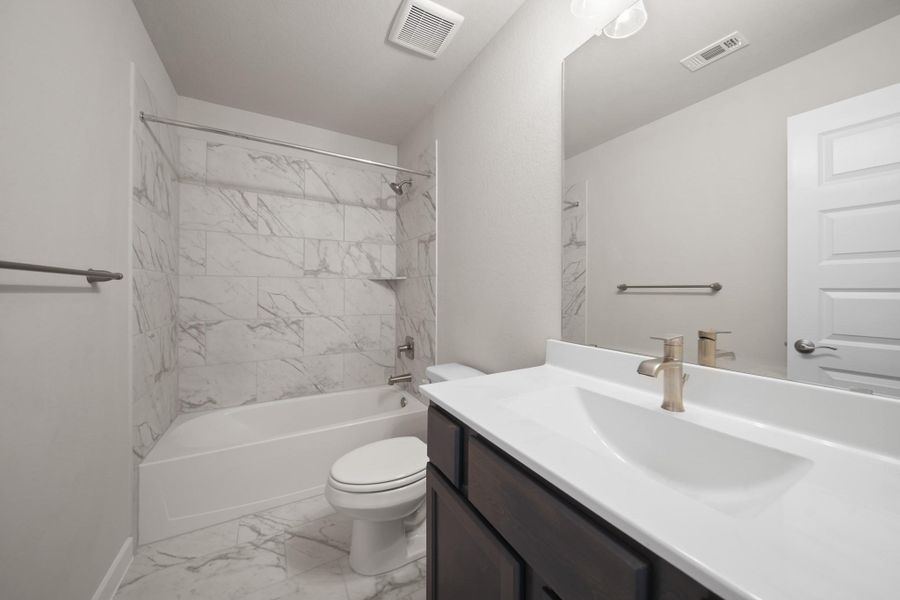 Furnished interior view inside a new home in Morton Creek Ranch, Katy (Image 7). Furnished interior view inside a new home in Morton Creek Ranch, Katy (Image 7).