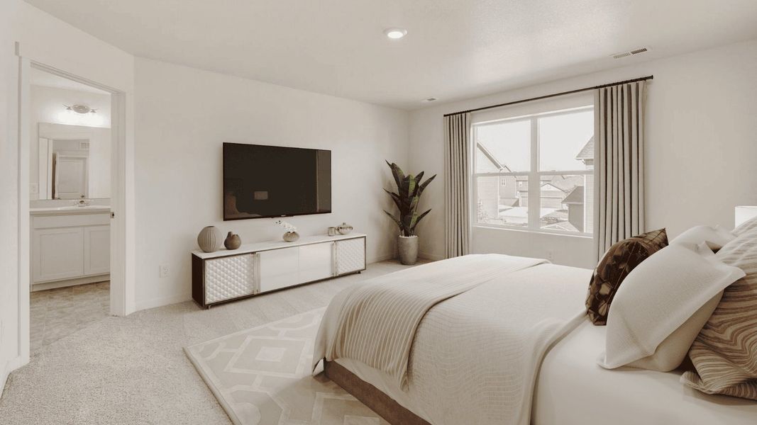 Furnished interior view inside a new home in Spring Valley Ranch, Elizabeth (Image 12).