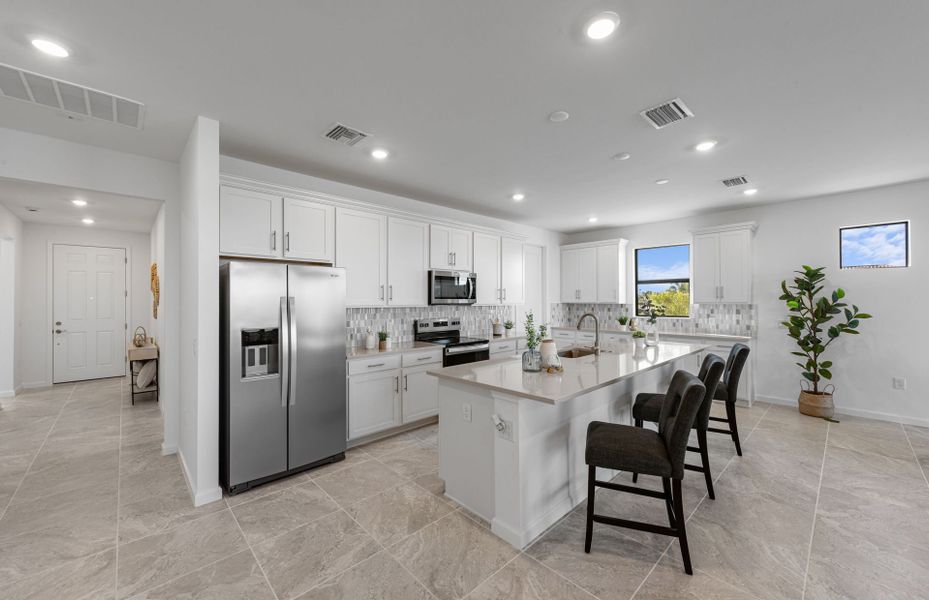 Furnished interior view inside a new home in Del Webb Naples, Immokalee (Image 13).