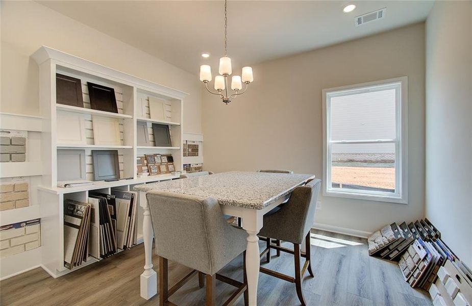 Furnished interior view inside a new home in Crofton Place Enclave, Snellville (Image 33).