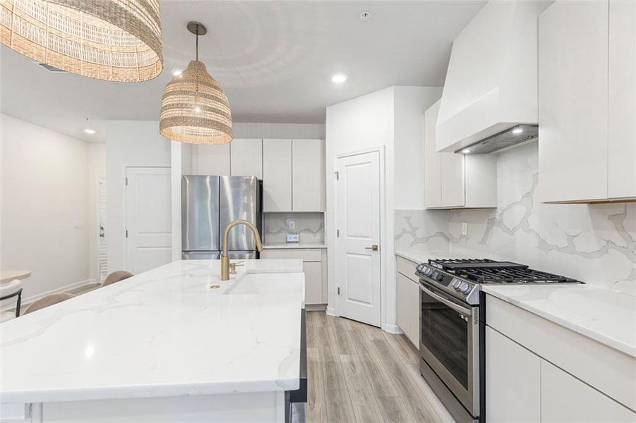 Furnished interior view inside a new home in Terrace at Riverview Landing, Mableton (Image 9).