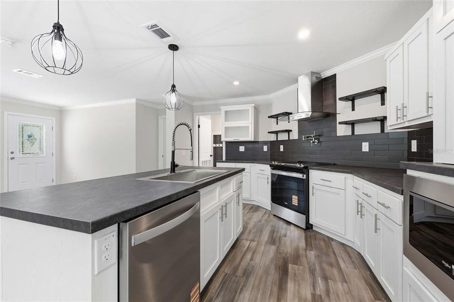 Furnished interior view inside a new home in , Fort White (Image 4).