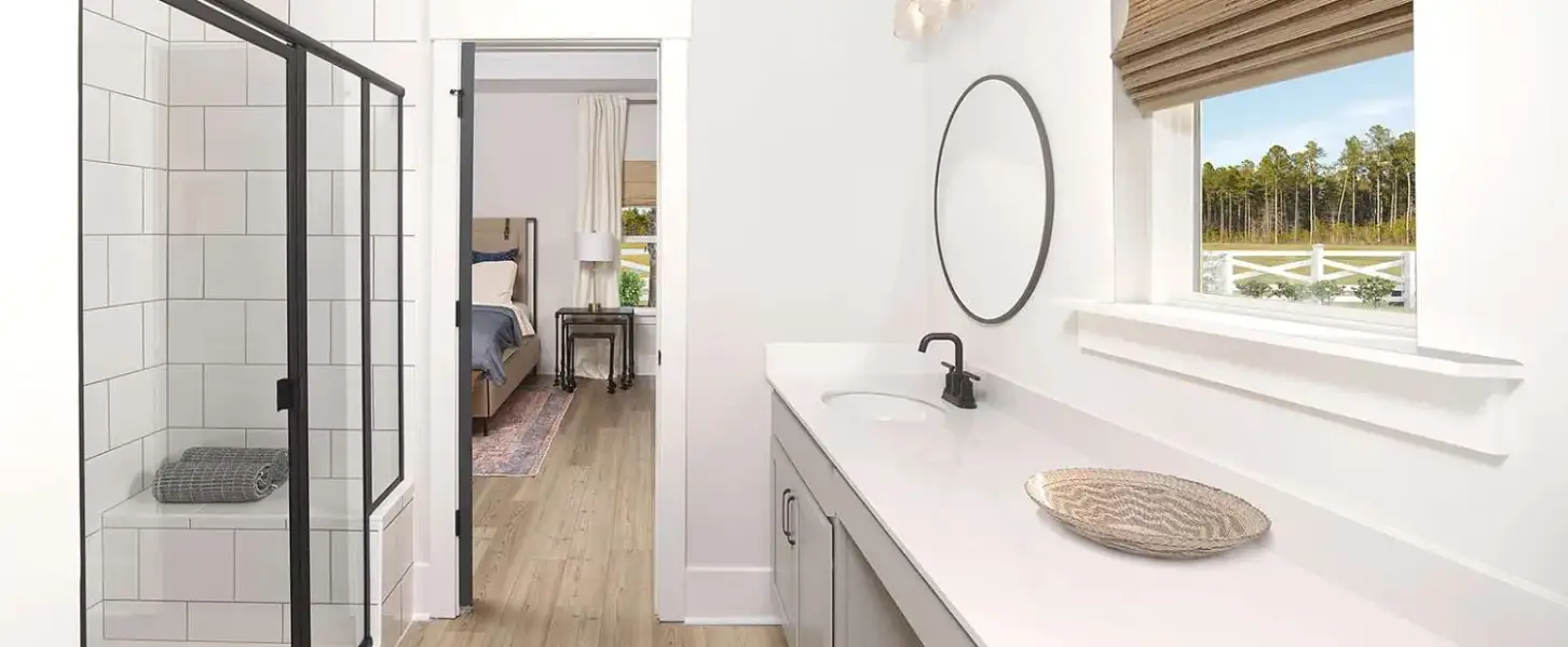 Sample Primary Bath photo. Actual structural options and design finishes of home may vary. Sample Primary Bath photo. Actual structural options and design finishes of home may vary.