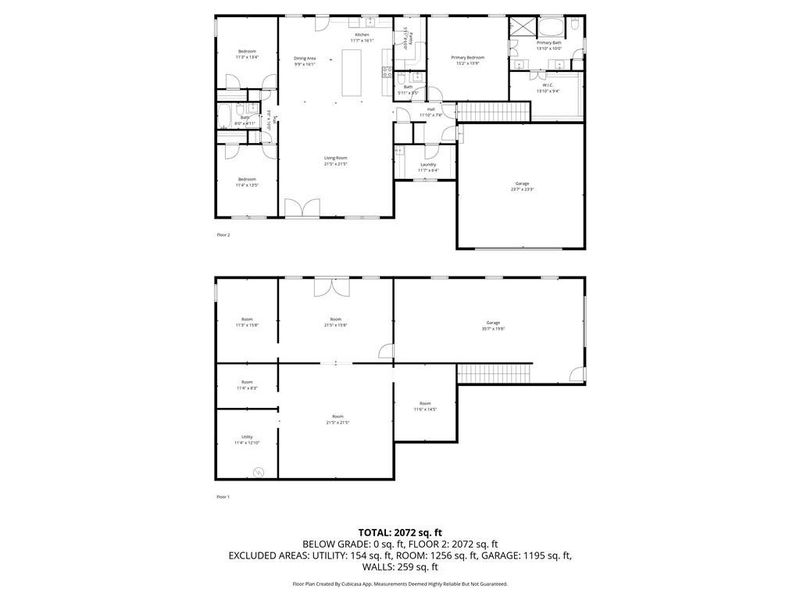 2D floor plan layout of this home in , Dallas, GA (Image 6).