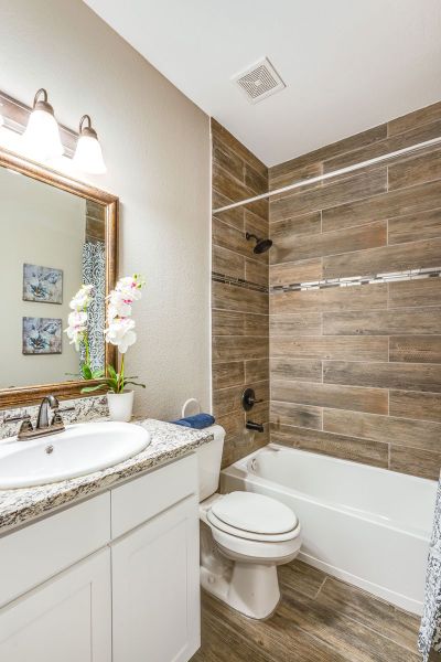 Representative furnished interior of a home built from the Eve 1599 SSC by Saratoga Homes in Crossland, El Paso (Image 6).