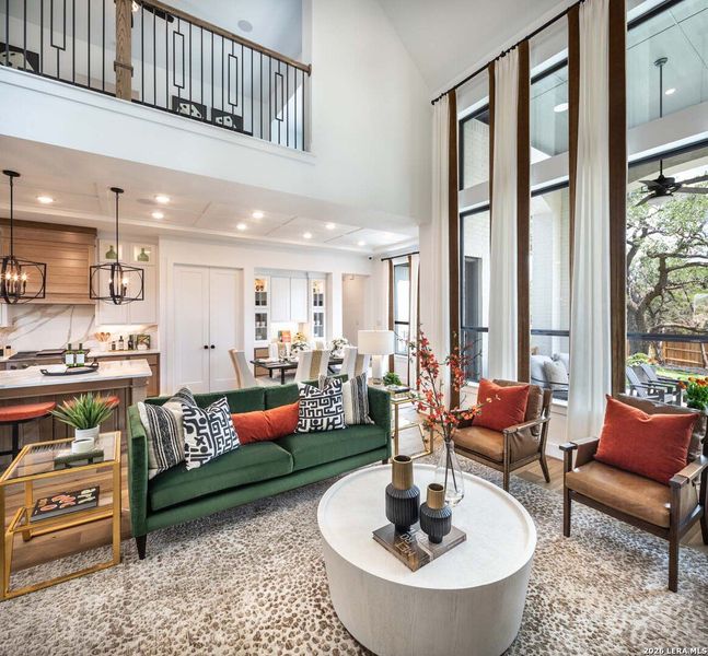 Furnished interior view inside a new home in Veramendi, New Braunfels (Image 7).