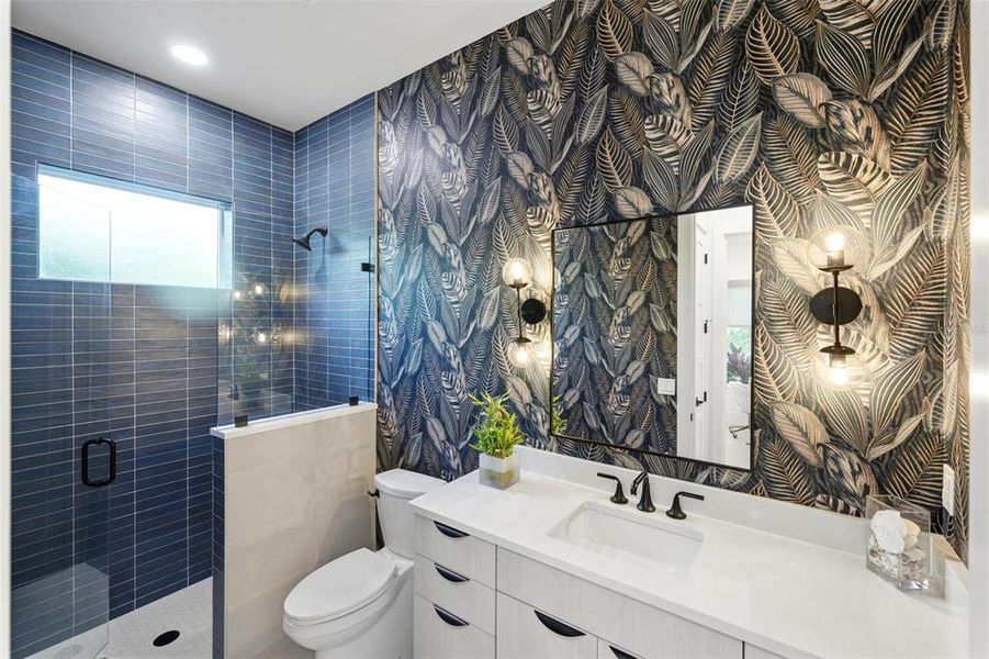 Furnished interior view inside a new home in , Sarasota (Image 43).