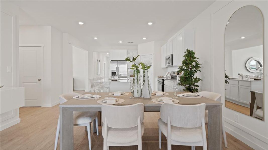 Furnished interior view inside a new home in , Clermont (Image 4).