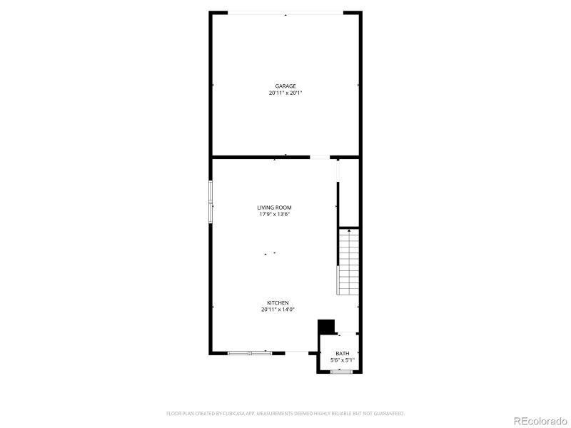 2D floor plan layout of this home in Whisper Village, Arvada, CO (Image 6).