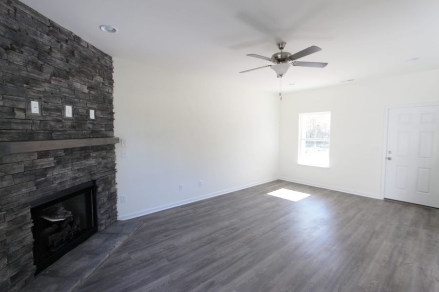 Representative unfurnished interior of a home built from the Burlington by Keystone Homes NC in The Wilcox, Greensboro (Image 33).