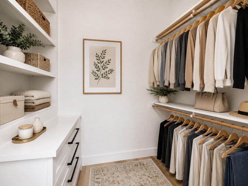 Primary Walk In Closet 2-Second walk in closet in the primary suite offers additional built in storage, abundant hanging space, and a thoughtfully designed layout.