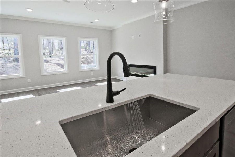 Close-up of interior finishes inside a home in River Walk Place, Lawrenceville (Image 9).