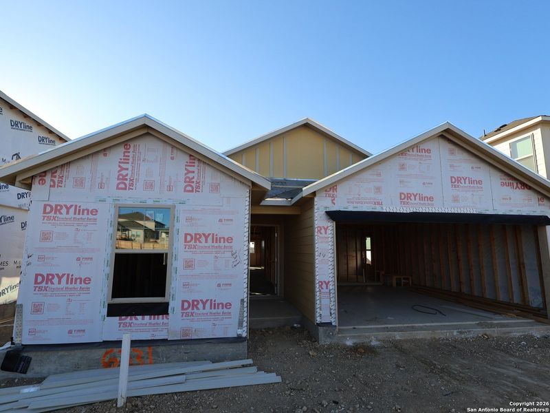 In-progress construction of a new home in Mesquite Ridge, San Antonio, TX (Image 23).