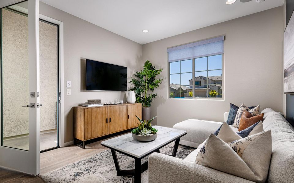 Furnished interior view inside a new home in Blossom Rock, Apache Junction (Image 15). Furnished interior view inside a new home in Blossom Rock, Apache Junction (Image 15).