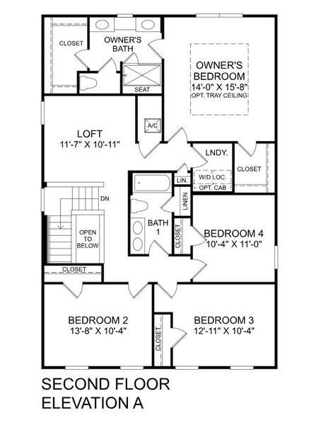 2D floor plan layout for the Windermere by Ryan Homes in Reserve at Lake Meadows, Ocoee, FL (Image 2). 2D floor plan layout for the Windermere by Ryan Homes in Reserve at Lake Meadows, Ocoee, FL (Image 2).