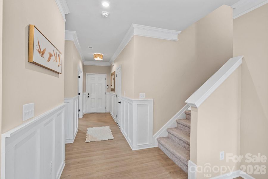 Luxury vinyl plank flooring throughout the main level. Luxury vinyl plank flooring throughout the main level.