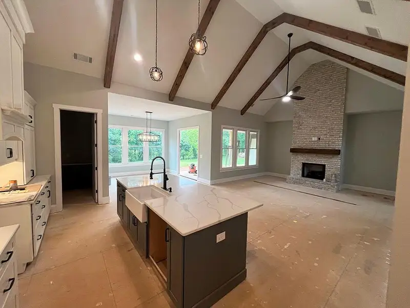 In-progress construction of a new home in , Canton, GA (Image 19).