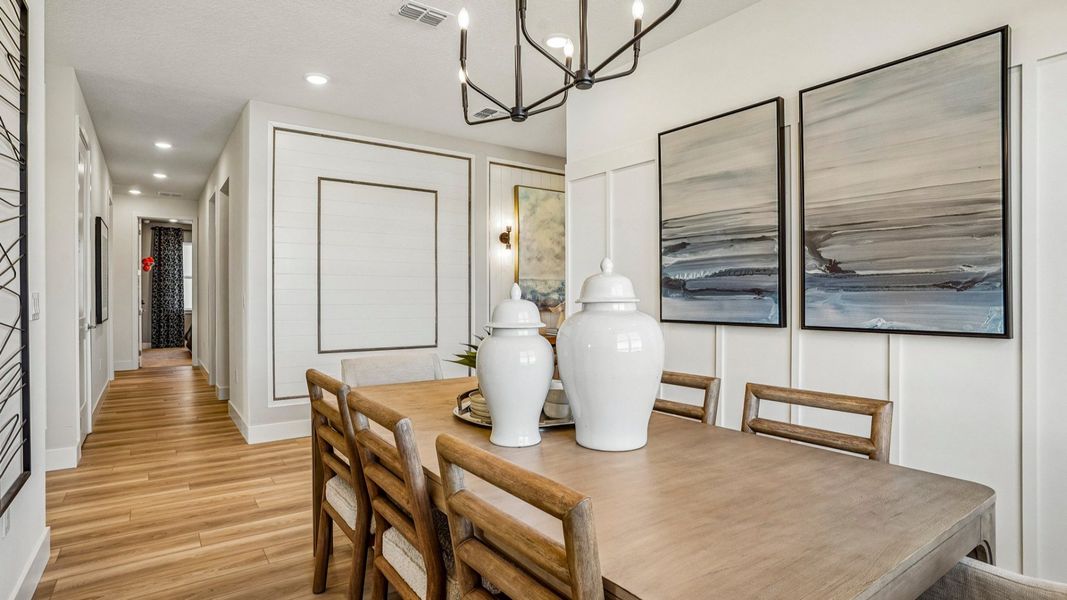 Oleander Floor Plan Dining Area by DRB Homes in Ardisia Park in New Smyrna Beach, FL Oleander Floor Plan Dining Area by DRB Homes in Ardisia Park in New Smyrna Beach, FL