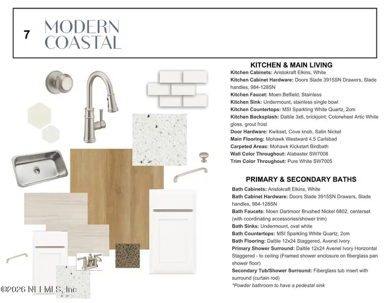 Sample of building materials used in homes in Baxley Villas, Middleburg (Image 22). Sample of building materials used in homes in Baxley Villas, Middleburg (Image 22).