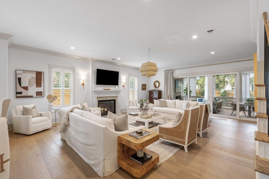 Furnished interior view inside a new home in , Mount Pleasant (Image 10).