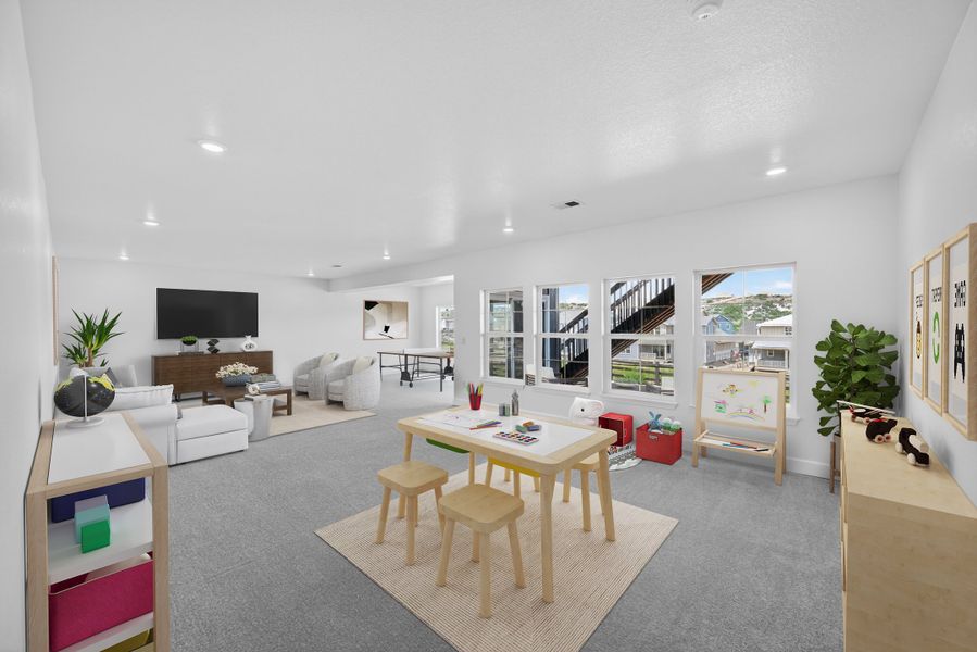Furnished interior view inside a new home in Macanta, Castle Rock (Image 13).