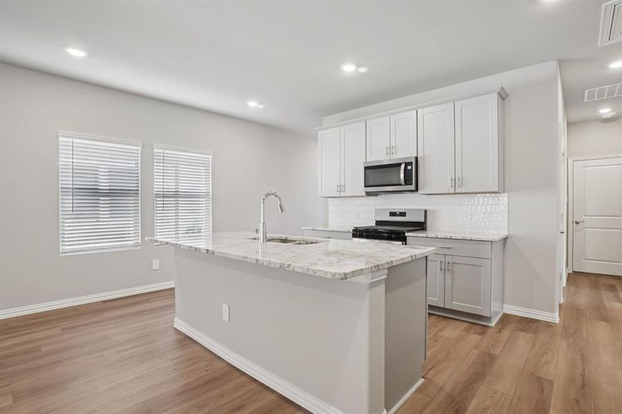 Photo is not of the actual home, but is an inspirational photo of builder’s model home and may depict options, furnishings, and/or decorator features that are not included.