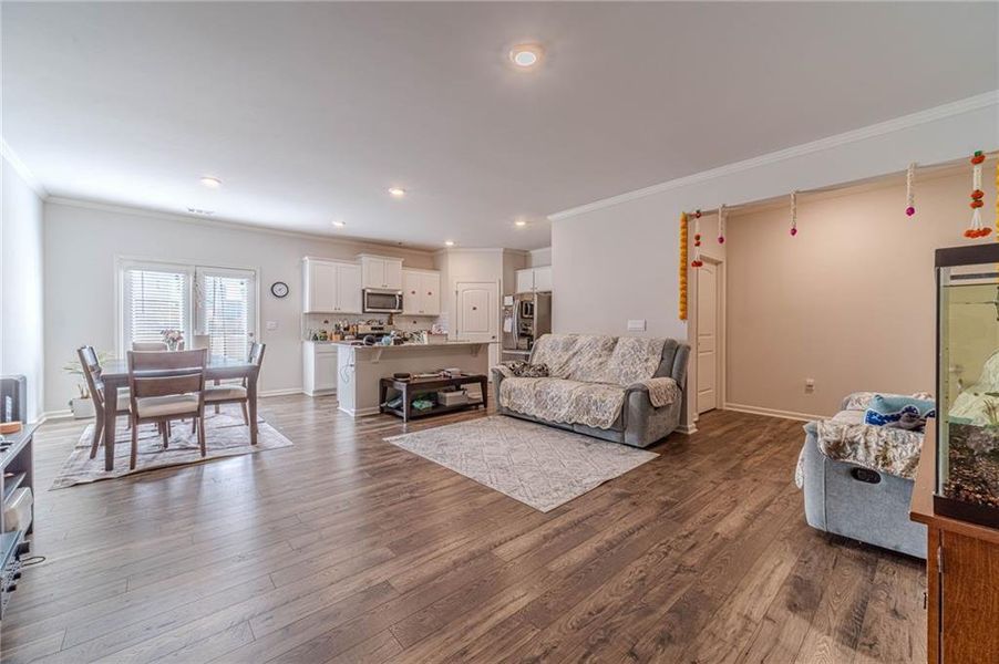Furnished interior view inside a new home in , Buford (Image 28). Furnished interior view inside a new home in , Buford (Image 28).